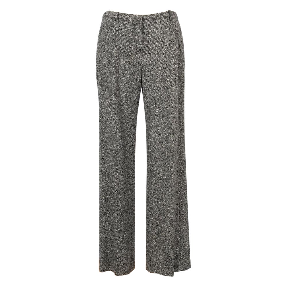 Christian Dior Blended Wool Pants with Silk Lining For Sale