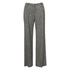 Pantalon en laine mélangée doublé de soie Christian Dior