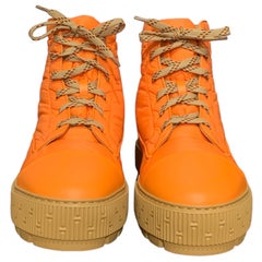 Vintage Stivali Hermes Fresh Ankle Arancio