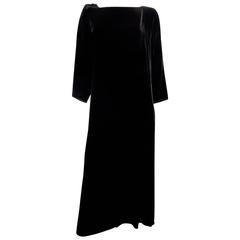 Vintage Zoran  luxurios Velvet Long sleeves Dress- Caftan 
