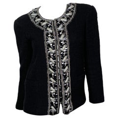 Runway Balmain Crystals And Faux Pearls Embellished Jacket, 2009 Spring RTW 