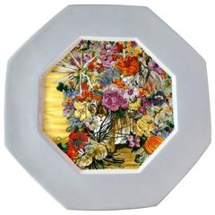 Vintage 1976 Fleur Cowles Plate for Limoges Denby Flair Magazine