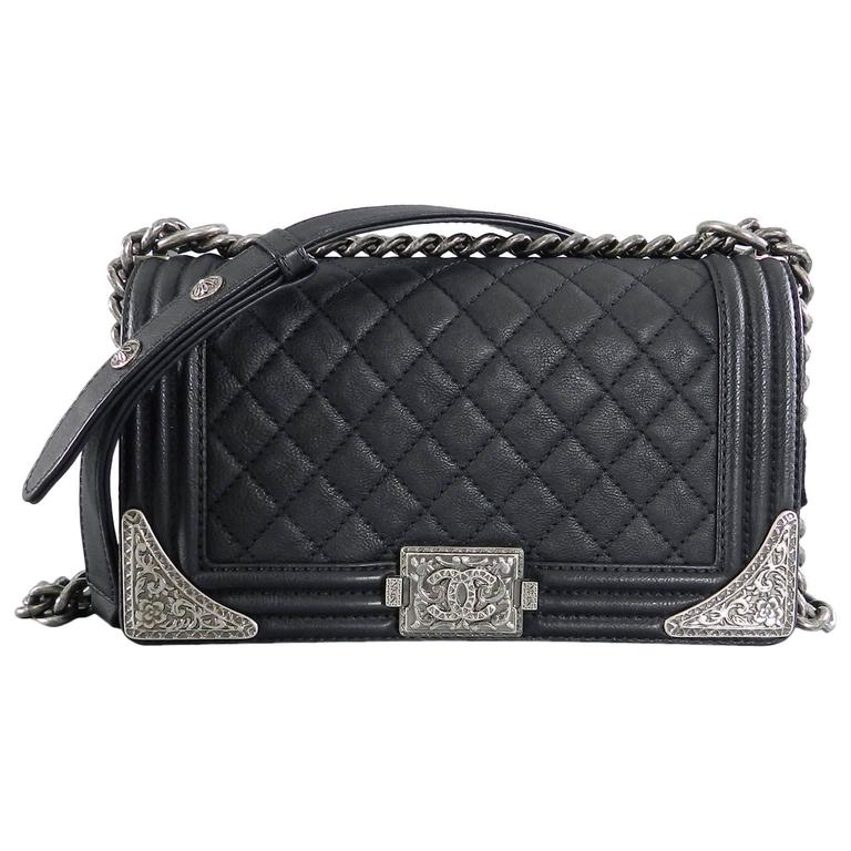Chanel 2014 14A pefall Paris Dallas Boy Bag Medium at 1stDibs chanel paris dallas boy bag