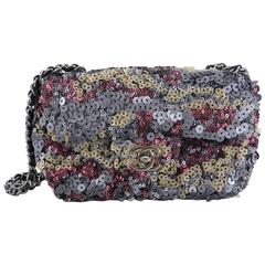 Chanel 2013 P Pre-collection Sequin Mini Flap Bag 12