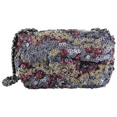 Chanel 2013 P Pre-collection Sequin Mini Flap Bag