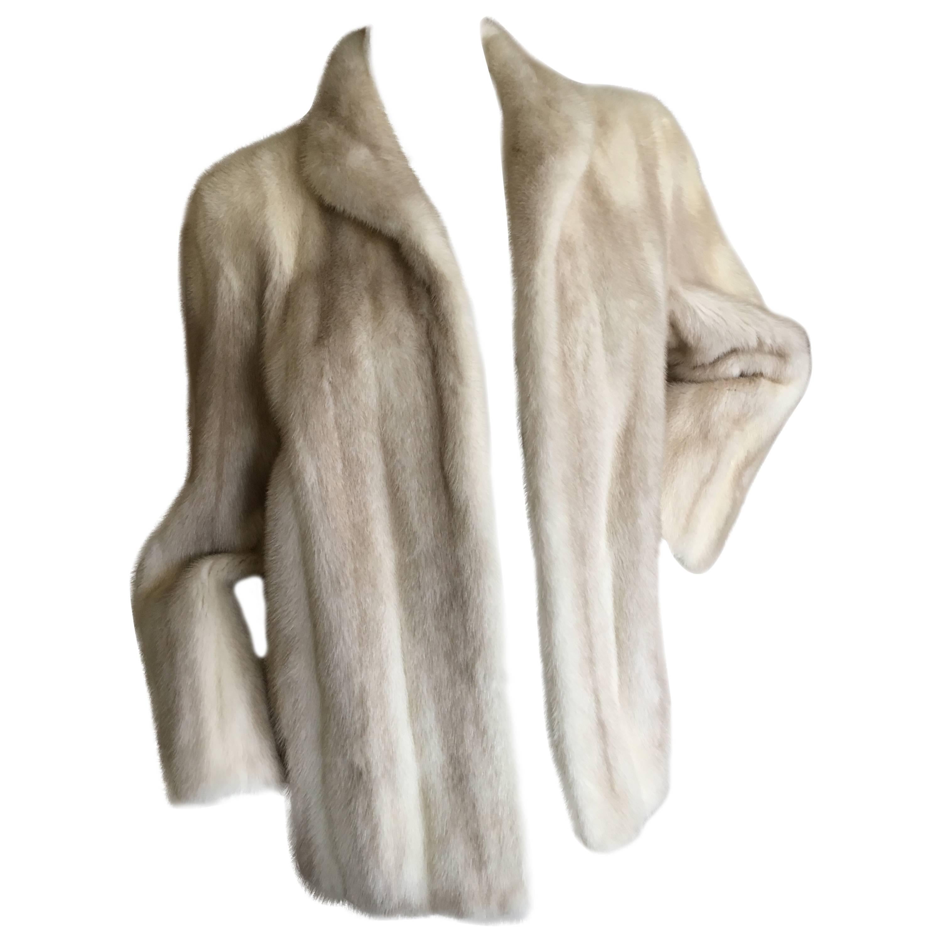 Luxurious Natural Pearl Mink Jacket