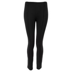 The Row Black Seam Front High Rise Leggings Size S