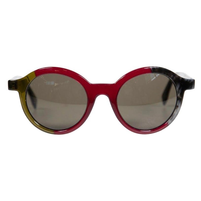 Fendi Round Cline Havana Sunglasses For Sale