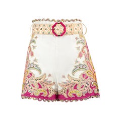 Zimmermann Short taille haute imprimé floral taille XS