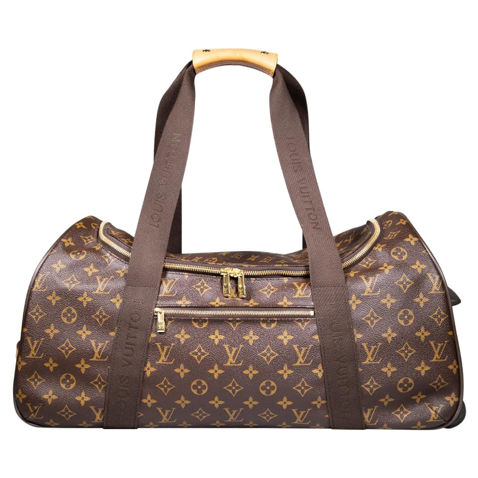 Louis Vuitton 2015 Brown Monogram Duffle Suitcase Neo Eole 65 For Sale