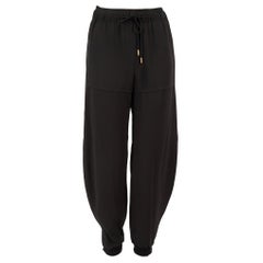 Chloé Schwarze elastische Sweatpants Größe XS