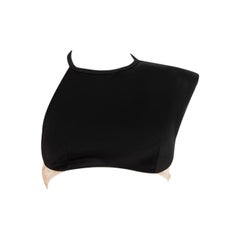 Used La Perla Black Sleeveless Lace Panel Bralette Top Size XS