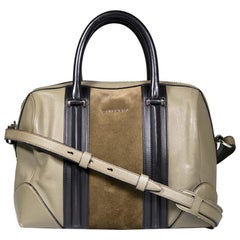 Givenchy Khaki Leather Medium Lucrezia Shoulder Bag