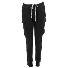 Pantalon de cargaison bleu marine Rick Owens, taille M