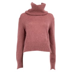 Moncler Rosa Rollkragenpullover Größe L