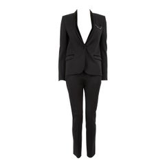 The Kooples, ensemble de costumes assortis en laine noire, taille S