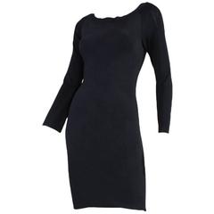 Herve Leger Body-Con Houndstooth Dress, 1990s