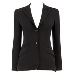 Dolce & Gabbana D&G Schwarzer maßgeschneiderter Blazer Größe XS