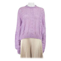 Miu Miu Lilac Mohair Knitted Jumper Size XXS