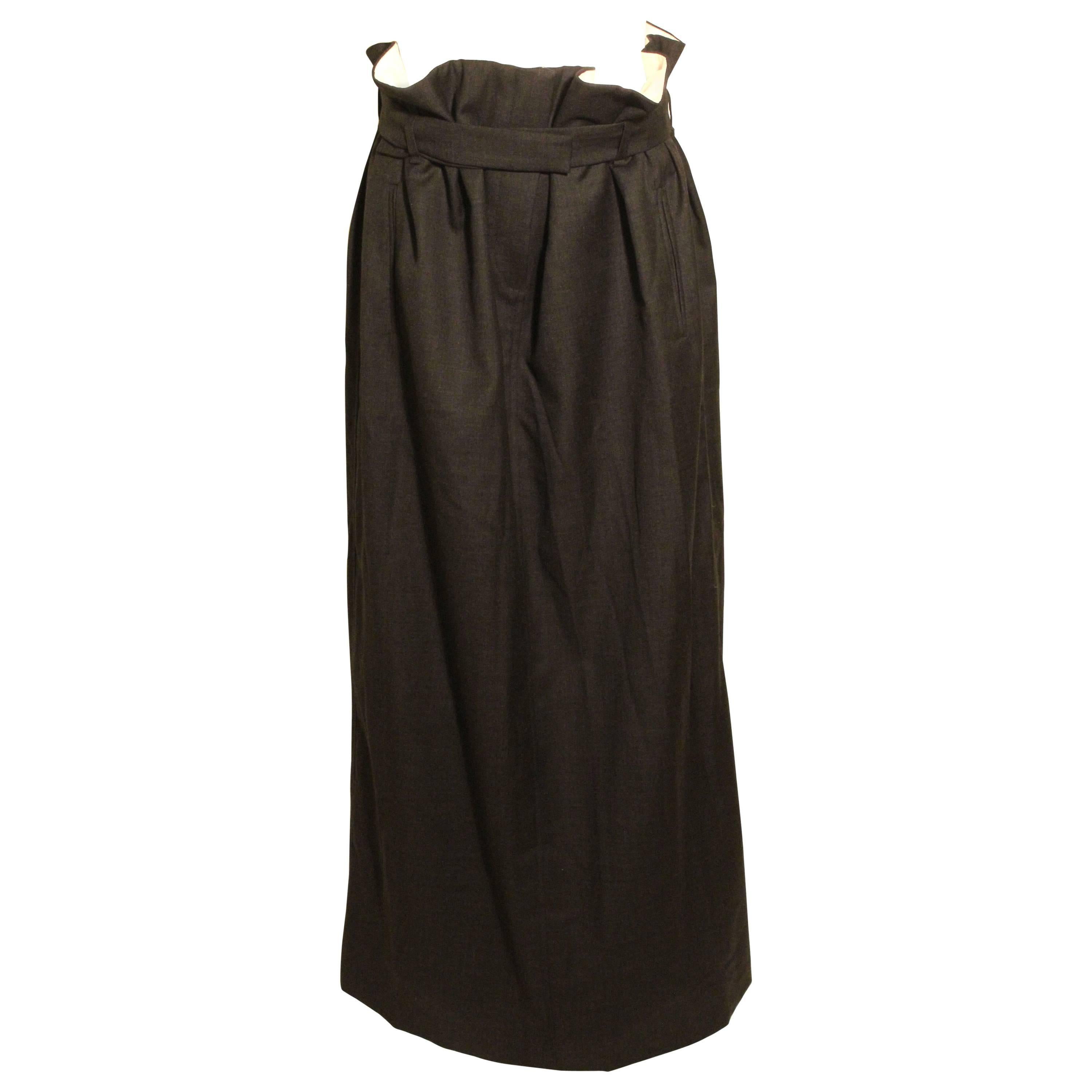 Isabel Marant Paper Bag Waist Long Skirt