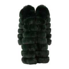 Unbranded Green Fur Coat Size M