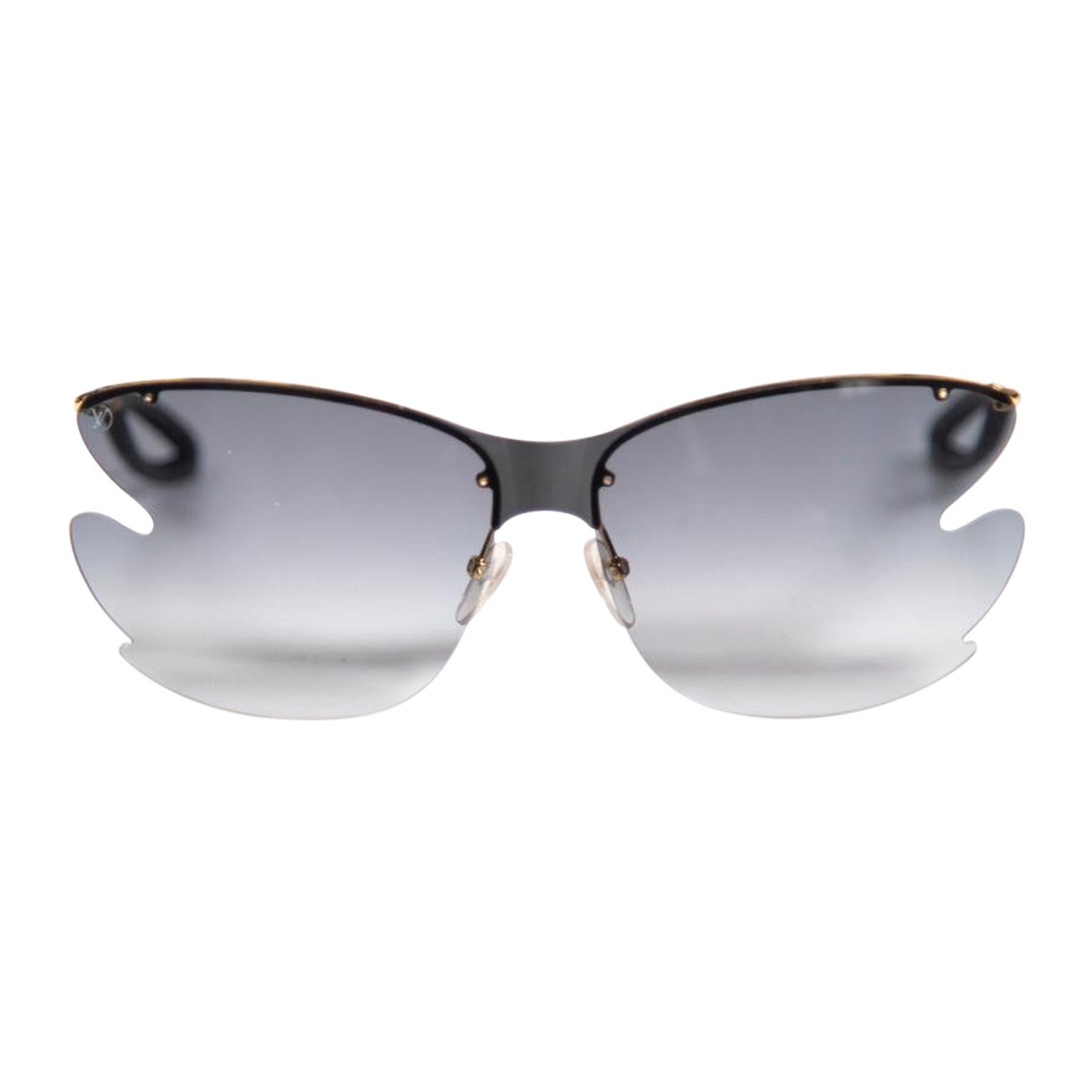 Louis Vuitton Grey Bohemian Vuittony Gradient Sunglasses For Sale