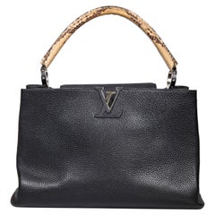 Louis Vuitton 2014 Taurillon Python Capucines MM