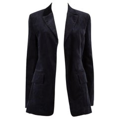 Sportmax Navy Velvet Blazer Size M