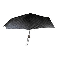 Used Gucci Black Supreme GG Monogram Umbrella