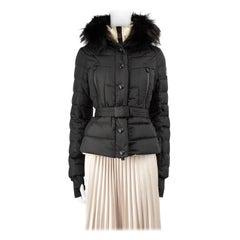 Moncler Moncler Grenoble Schwarz Beverley Technical Down Jacket Größe M