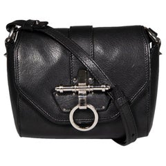 Givenchy - Sac à bandoulière Obsedia en cuir noir