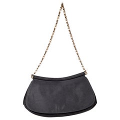 Escada Bolso de hombro negro de cota de malla