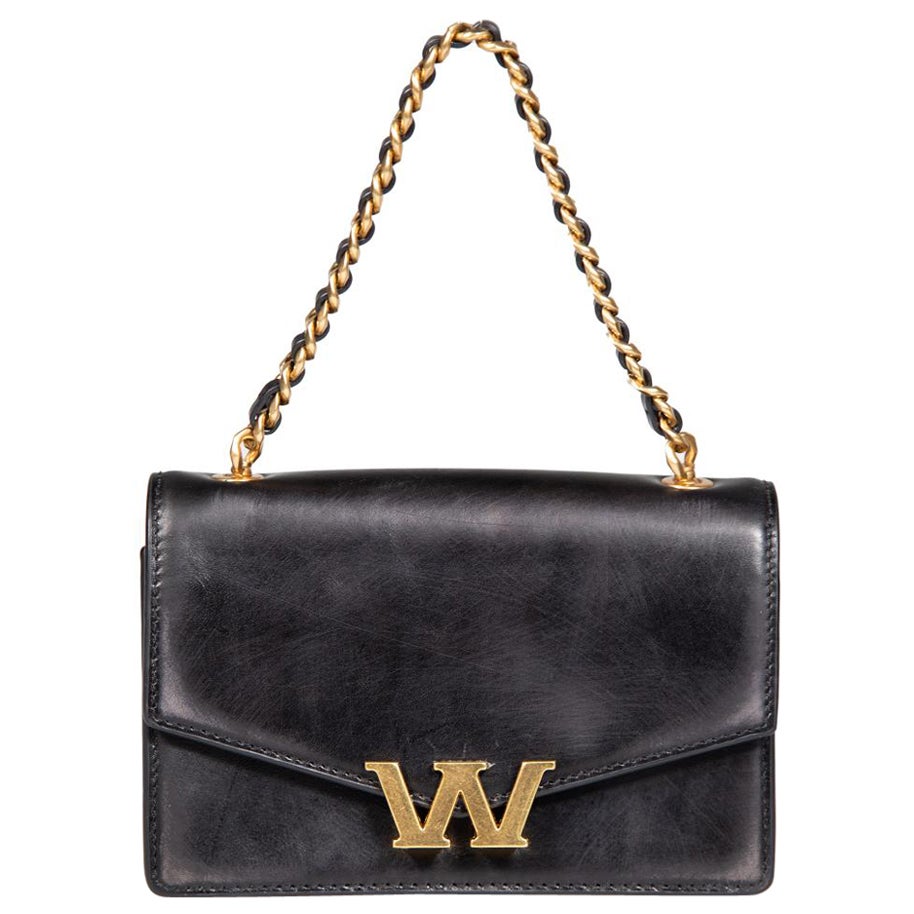 Alexander Wang Black Leather Small Legacy Bag For Sale