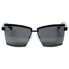 Used Prada Black SPR61X Square Frame Sunglasses