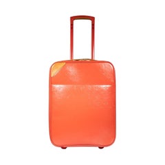 Louis Vuitton 2009 Red Vernis Leather Monogram Pegase 45 Suitcase