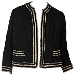 Black Vintage Chanel Jacket