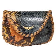 Porte-monnaie en peau de serpent Zadig & Voltaire