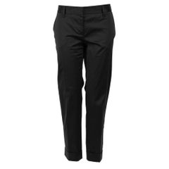 Prada Black Straight Fit Trousers Size M