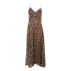 Used Victoria Beckham Floral Print Silk Cami Dress Size M
