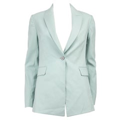 Theory - Blazer en laine turquoise clair, taille S