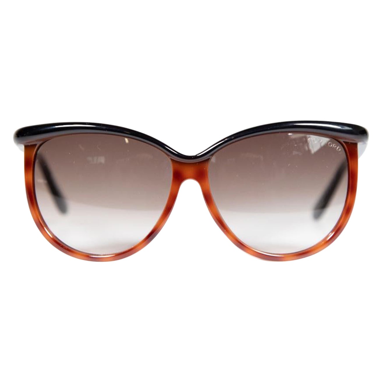 Tom Ford Black Havana Josephine Sunglasses For Sale