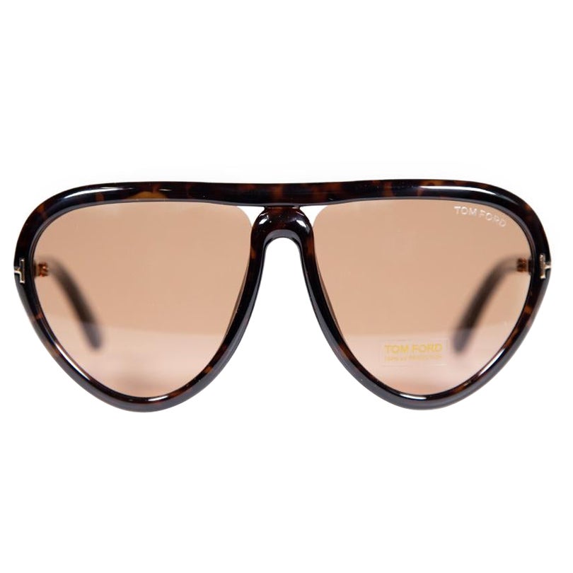 Tom Ford Arizona Dark Havana Pilot Sunglasses For Sale