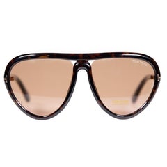 Tom Ford Arizona Dunkle Havana Pilot-Sonnenbrille