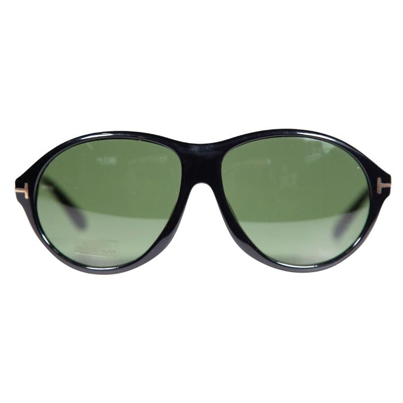 Tom Ford Green Round Tyler Sunglasses For Sale