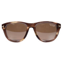 Used Tom Ford Brown Benedict Cat Eye Sunglasses