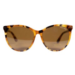 Farbige Havana Maxim-Sonnenbrille von Tom Ford