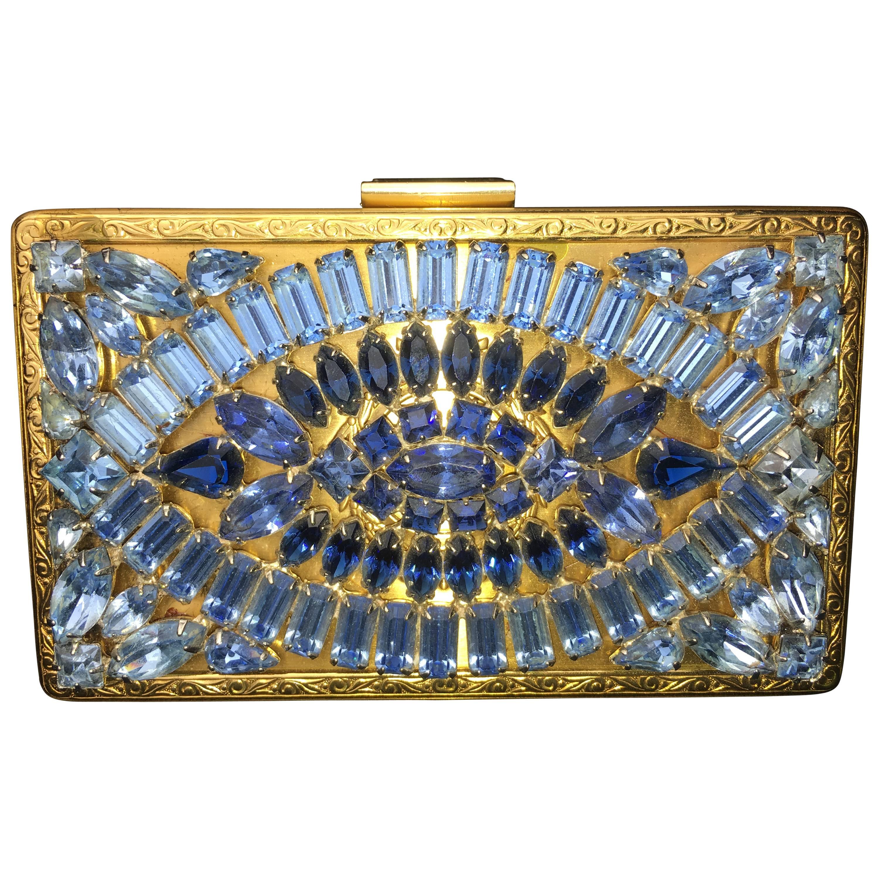 Gorgeous Surrealistic 1950's Evening Bag by Elgin American.
