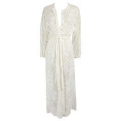 Melissa Odabash White Lace Beach Cover-Up Size M