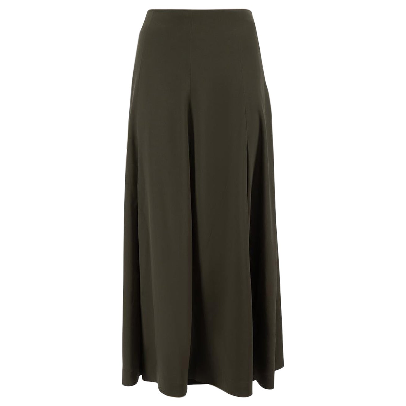 CO F/W20 Green Pleated Midi Skirt Size M For Sale