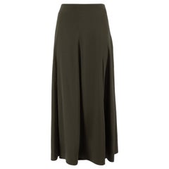 CO F/W20 Green Pleated Midi Skirt Size M